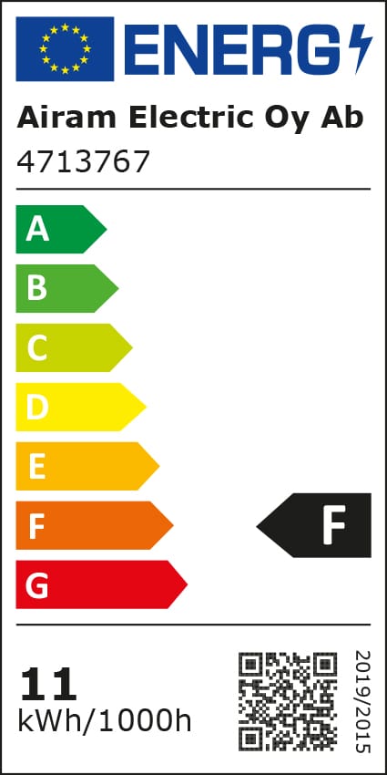 Airam LED valonlähde, opal, himmennettävä e27, 12w Airam