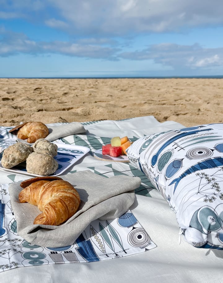 Picknick tyynynpäällinen 47 x 47 cm, Sininen-beige Almedahls