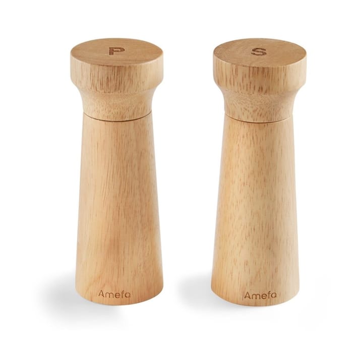 Suola- & pippurimylly 15 cm 2 kpl - Modern wood - Amefa