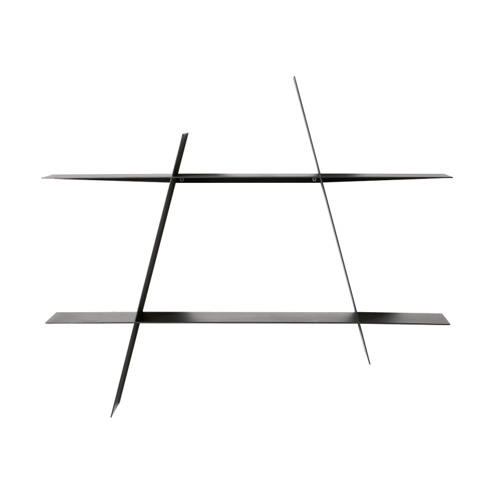 A-Shelf seinähylly Large 78x12x67 cm - Black - Andersen Furniture