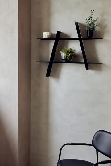 A-Shelf seinähylly Large 78x12x67 cm - Black - Andersen Furniture