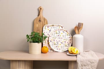 Herbarium tarjotin 33 x 43 cm - Off white - Åry Home