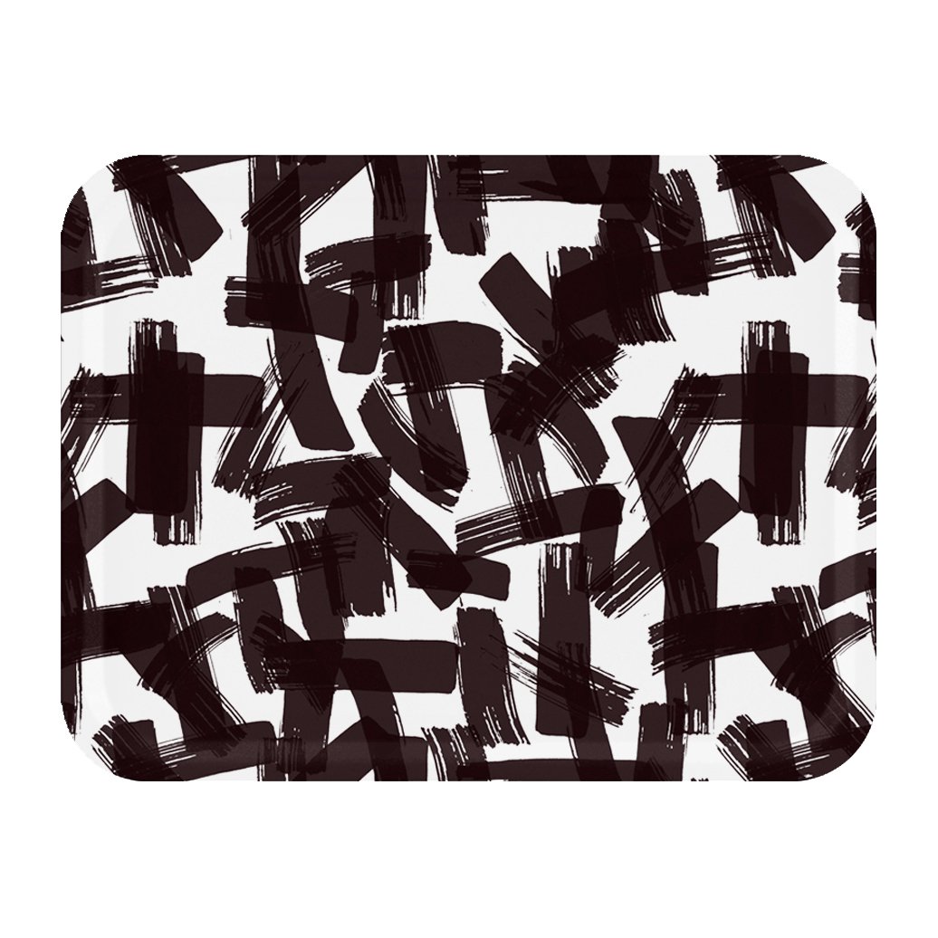 Åry Home Kryss tarjotin 33 x 43 cm Black-white