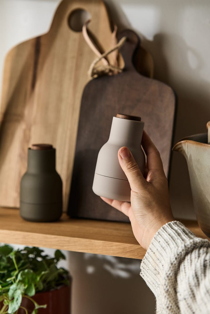 Bottle Grinder -maustemylly Small 2-pakkaus, Hunting green-beige-saksanpähkinä Audo Copenhagen