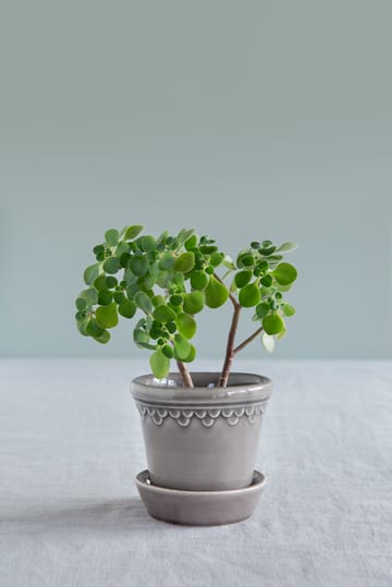 Copenhagen ruukku lasitettu Ø10 cm - Grey - Bergs Potter