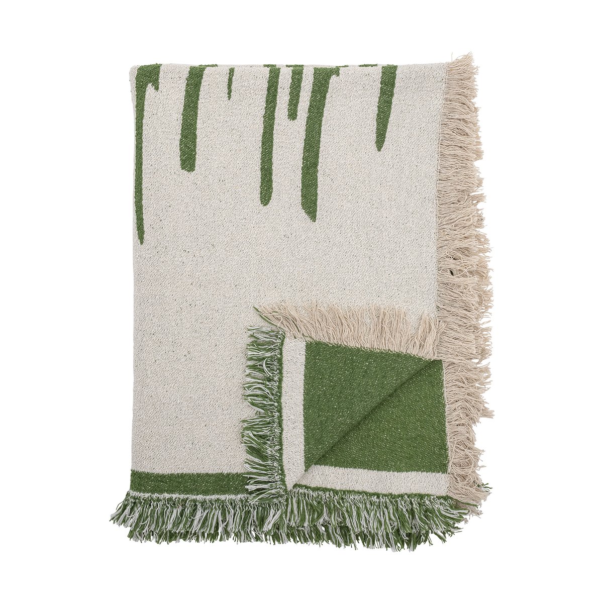 Bloomingville Haxby torkkupeitto 130×160 cm Green