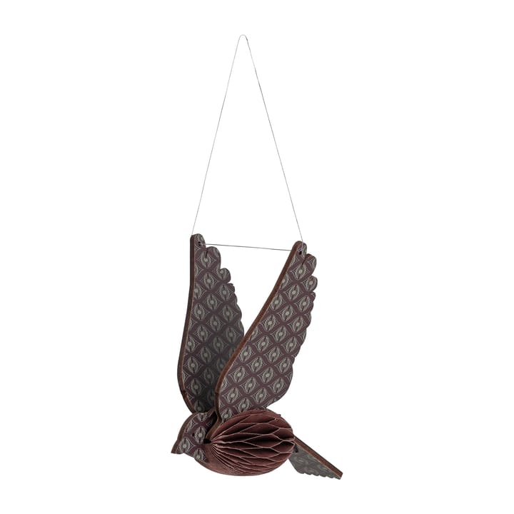 Sagalin Bird Ornament -joulukoriste, Brown Bloomingville