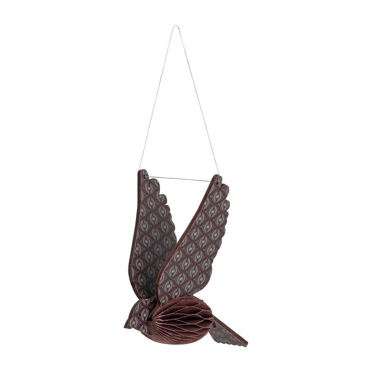 Bloomingville Sagalin Bird Ornament -joulukoriste Brown