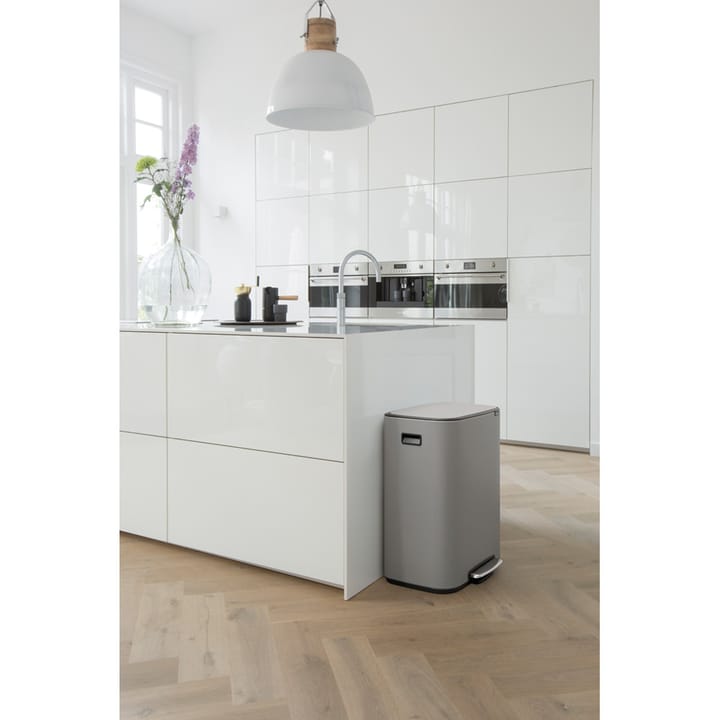 Bo bin poljinroskis 2x30 L, Mineral concrete grey Brabantia