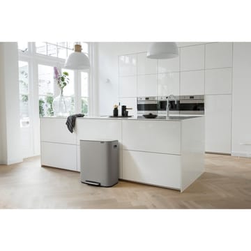 Bo bin poljinroskis 2x30 L - Mineral concrete grey - Brabantia