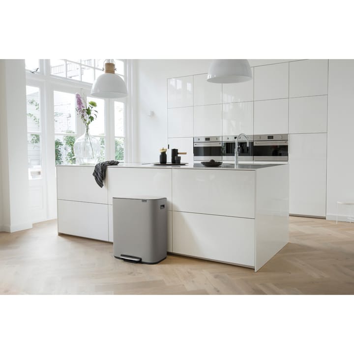 Bo bin poljinroskis 2x30 L, Mineral concrete grey Brabantia