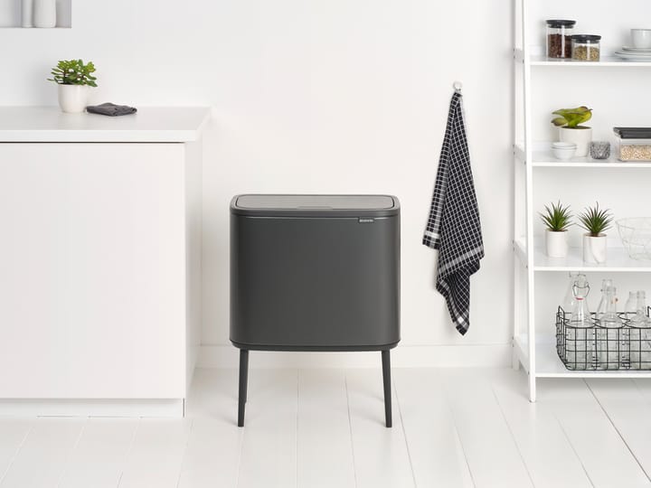 Bo touch bin 11+23 litraa, Confident Grey Brabantia