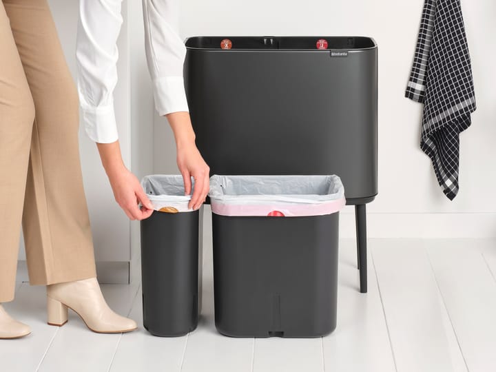 Bo touch bin 11+23 litraa, Confident Grey Brabantia