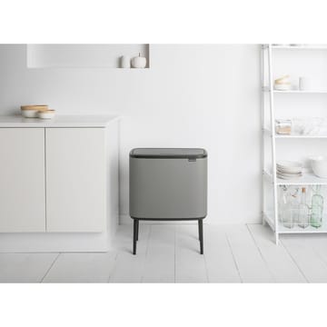 Bo touch bin 11+23 litraa - Mineral concrete grey - Brabantia