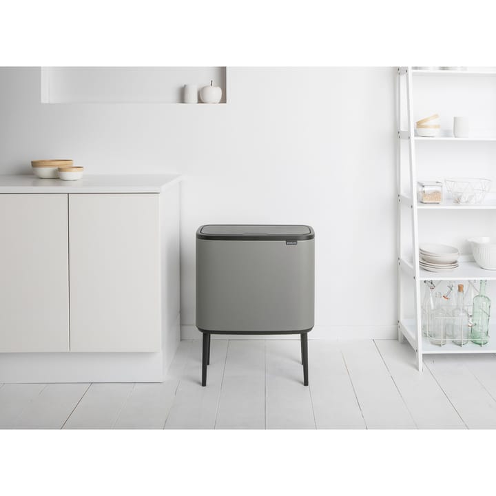 Bo touch bin 11+23 litraa, Mineral concrete grey Brabantia