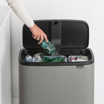 Bo touch bin 11+23 litraa - Mineral concrete grey - Brabantia