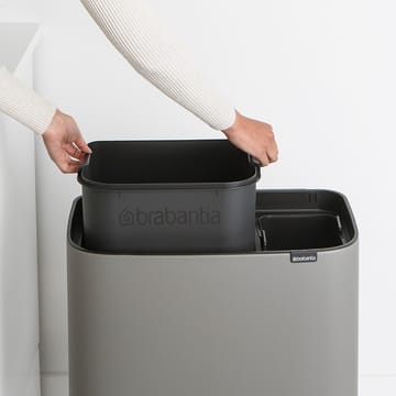 Bo touch bin 11+23 litraa - Mineral concrete grey - Brabantia