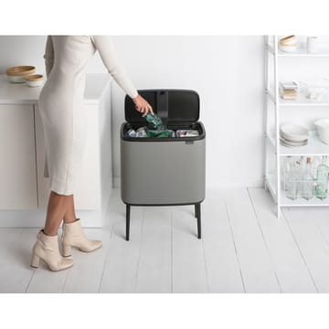 Bo touch bin 11+23 litraa - Mineral concrete grey - Brabantia