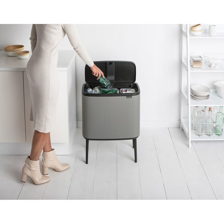 Bo touch bin 11+23 litraa, Mineral concrete grey Brabantia