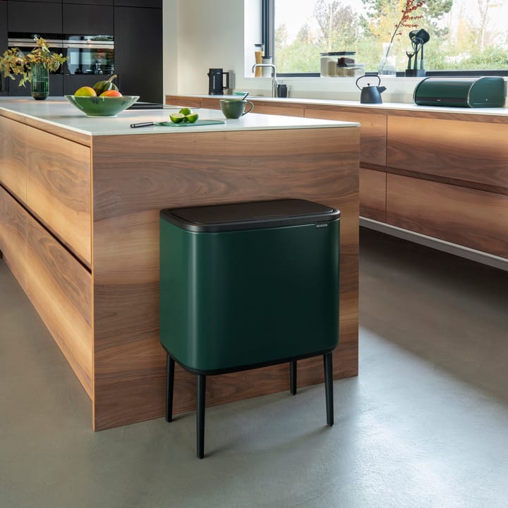 Bo touch bin 11+23 litraa, Pine green Brabantia