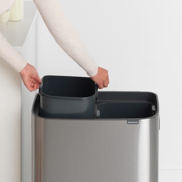 Bo touch bin 2x30 L - Mattaharjattu teräs - Brabantia