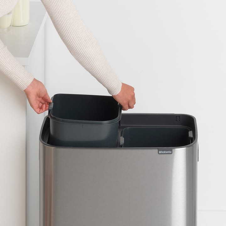 Bo touch bin 2x30 L, Mattaharjattu teräs Brabantia