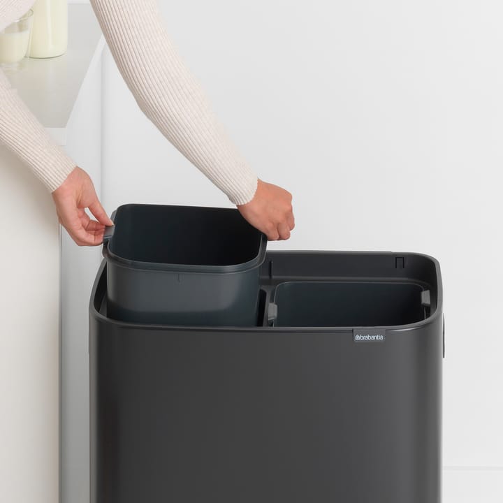 Bo touch bin 2x30 L, Mattamusta Brabantia