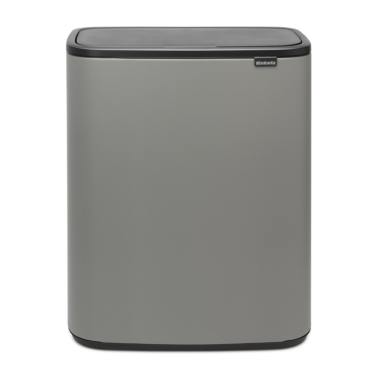 Brabantia Bo touch bin 2×30 L Mineral concrete grey