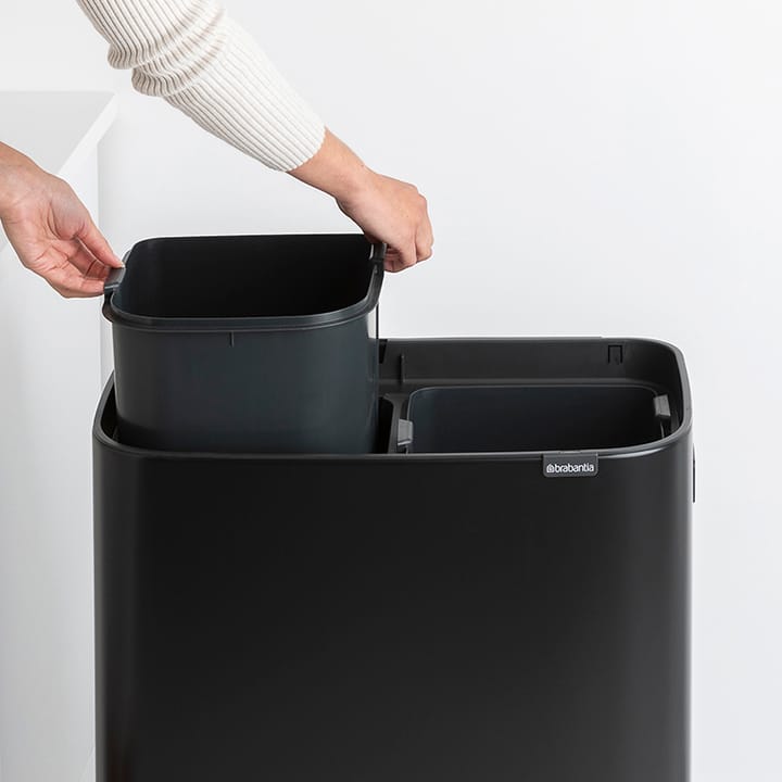 Bo touch bin high 2x30 L, Mattamusta Brabantia