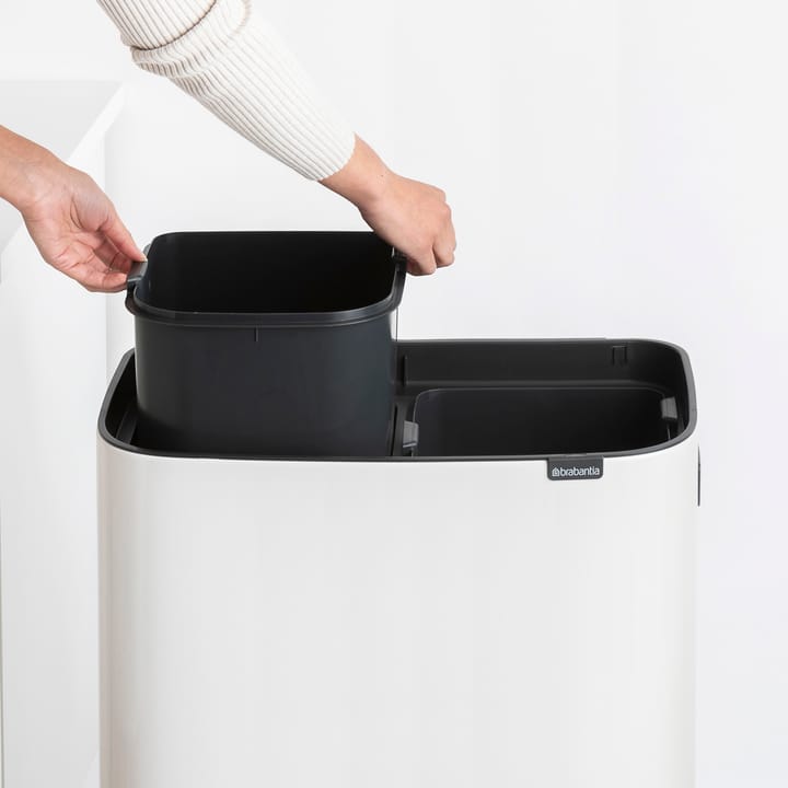 Bo touch bin high 2x30 L, Valkoinen Brabantia