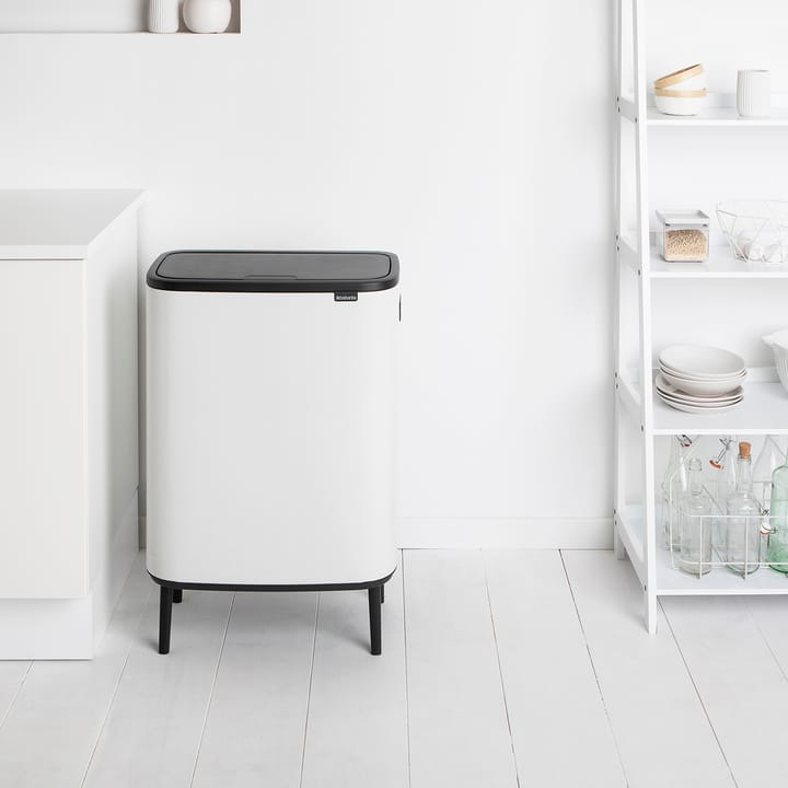 Bo touch bin high 2x30 L, Valkoinen Brabantia