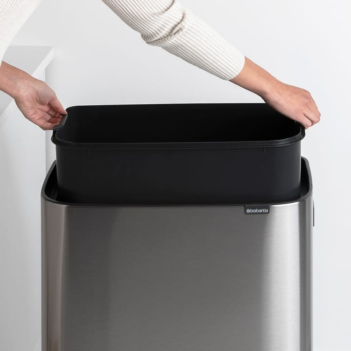 Bo touch bin high 60 L, Matta harjattu teräs Brabantia