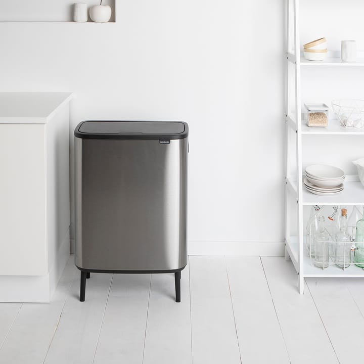 Bo touch bin high 60 L, Matta harjattu teräs Brabantia