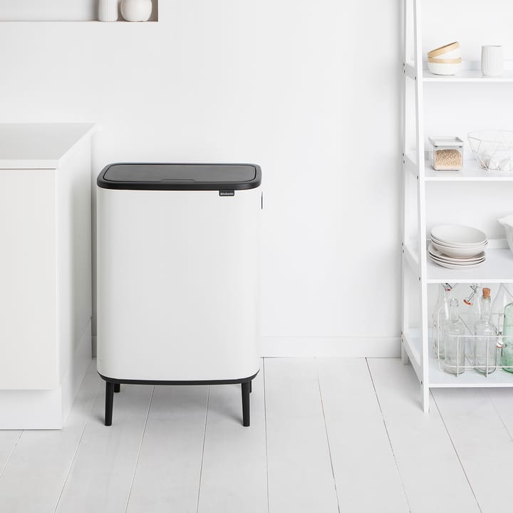 Bo touch bin high 60 L, Valkoinen Brabantia