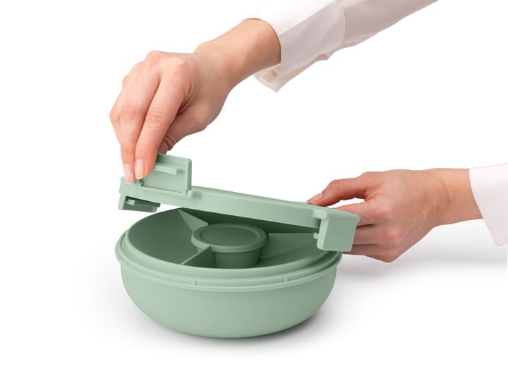 Make & Take -salaattikulho 1,3 l, Jade Green Brabantia