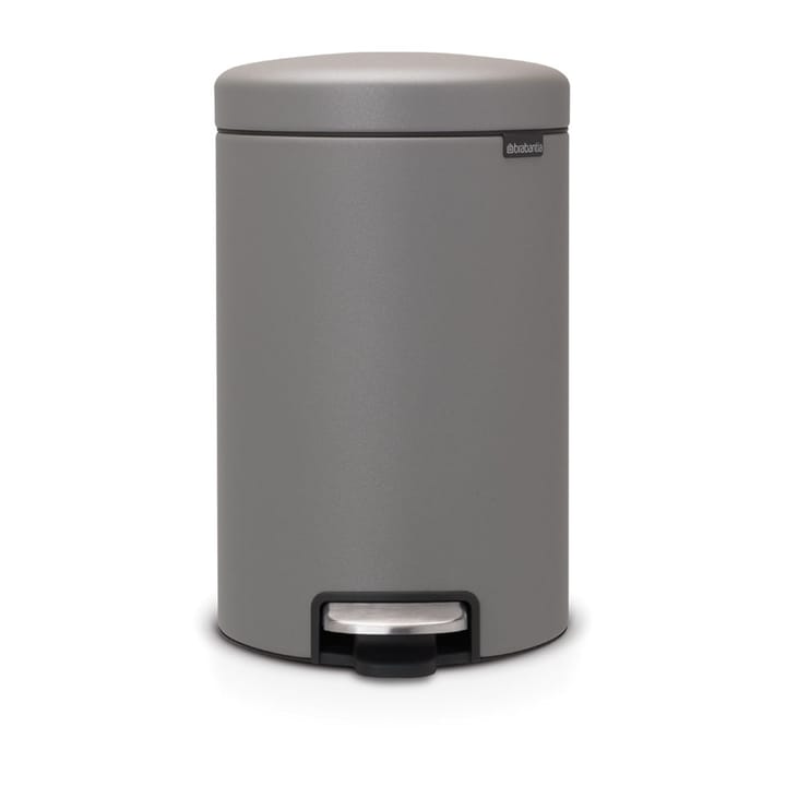 New Icon poljinroskis 12 litraa, Mineral concrete grey Brabantia