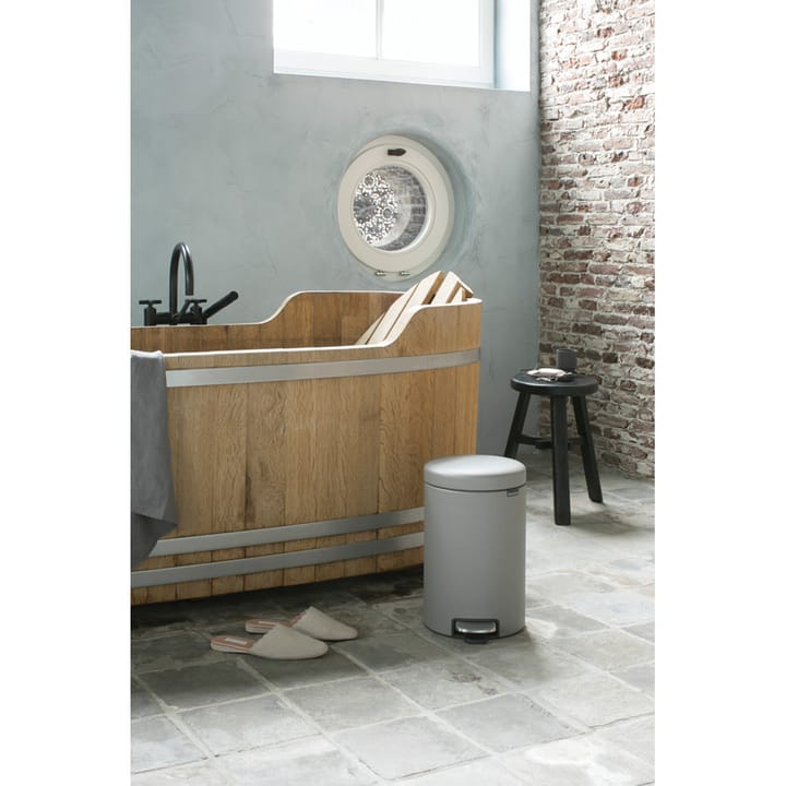 New Icon poljinroskis 12 litraa, Mineral concrete grey Brabantia