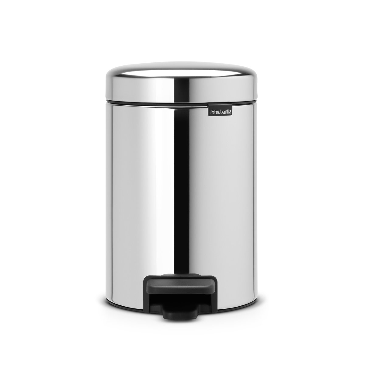 Brabantia New Icon poljinroskis 3 litraa brilliant steel (kiiltävä teräs)