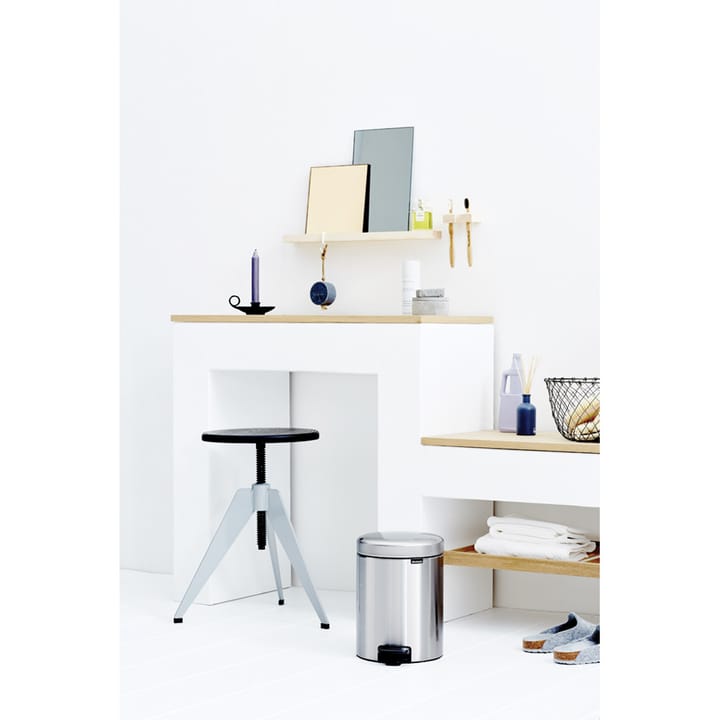 New Icon poljinroskis 5 litraa, Matt steel fingerprint proof Brabantia