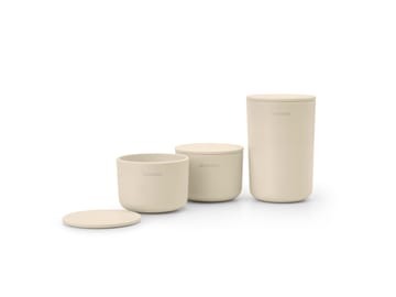 ReNew säilytyspurkit, 3-pakkaus - Soft Beige - Brabantia