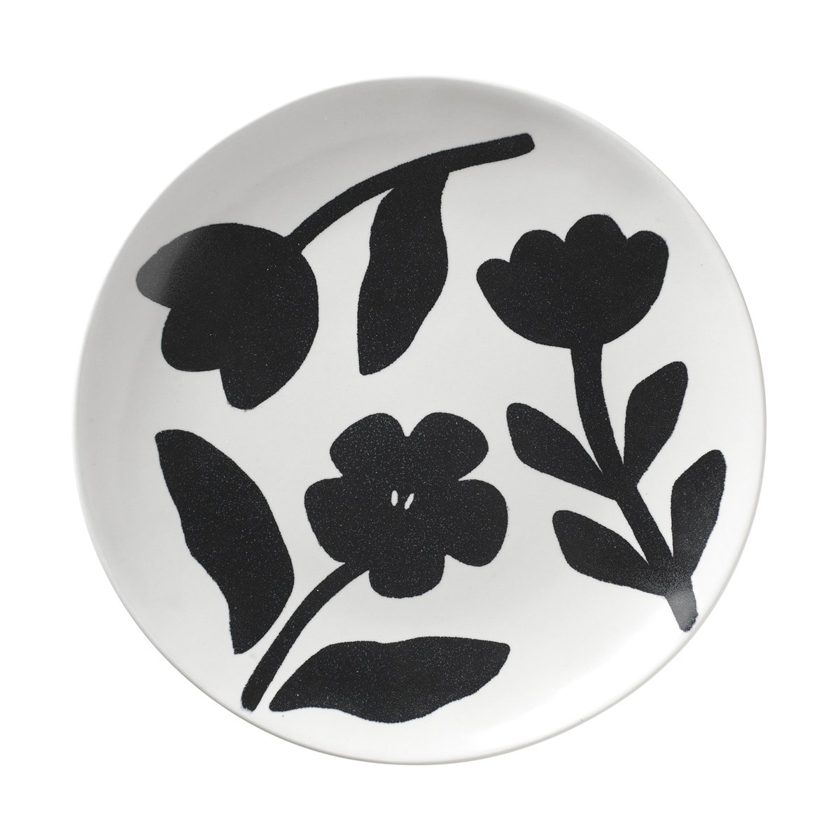 Broste Copenhagen Flora lautanen Ø26 cm Black-off white