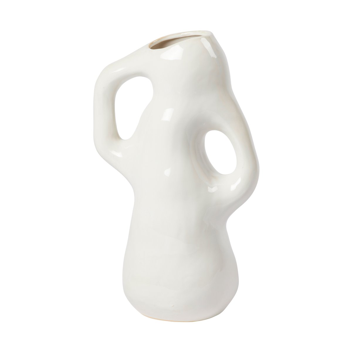 Broste Copenhagen Isolde vaasi 35 cm White