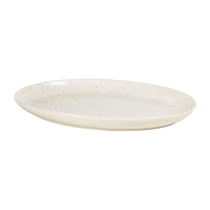 Nordic Vanilla lautanen soikeat 35,5 cm, Cream with grains Broste Copenhagen