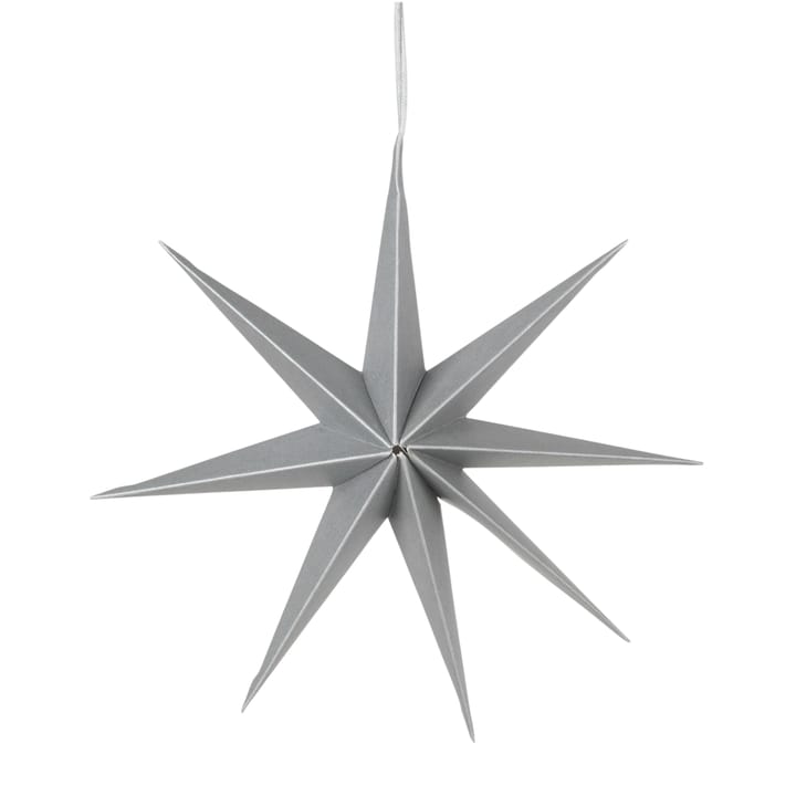 Star paperitähti Ø50 cm, Silver Broste Copenhagen