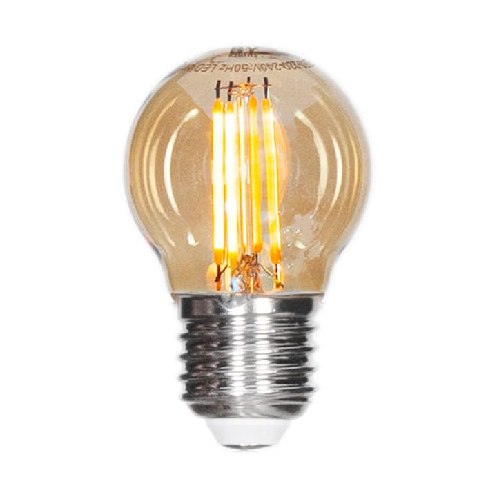 Filamentti LED-lamppu himmennettävä pallo E27 4W, Amber Ø4,5 cm By Rydéns