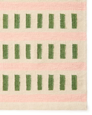 Ladakh villamatto - Offwhite-green-pink, 180x270cm - Chhatwal & Jonsson