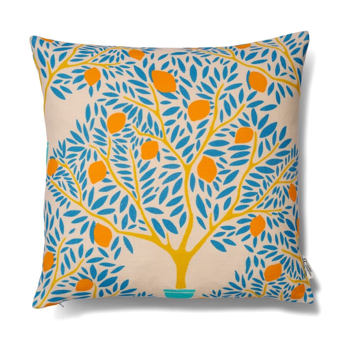 Lemon garden tyynynpäällinen 50x50 cm, Sininen Classic Collection