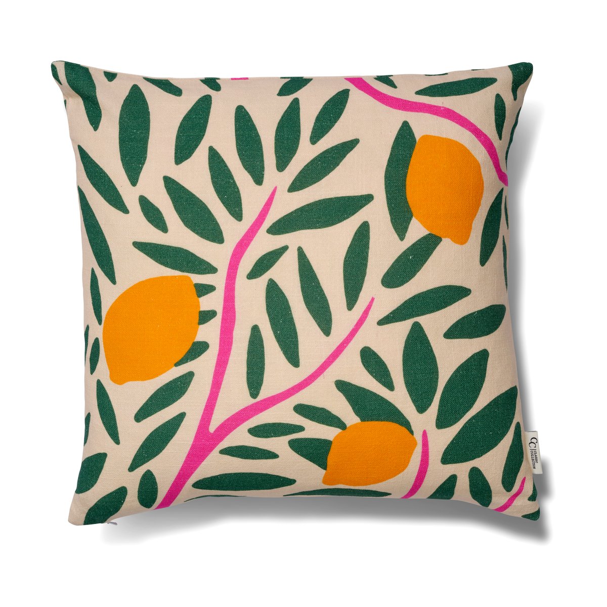 Classic Collection Sunny citrus tyynynpäällinen 50×50 cm Vihreä