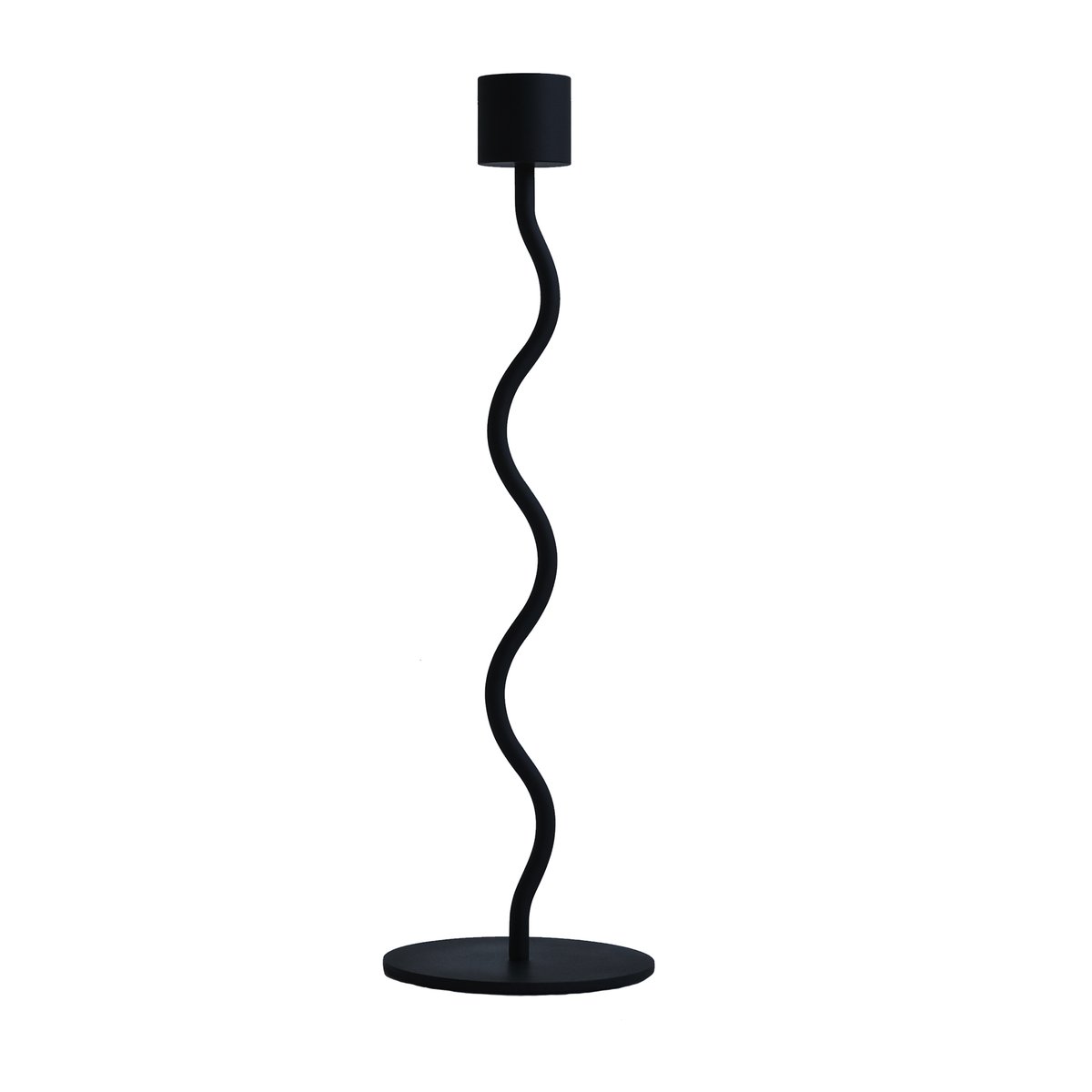 Cooee Design Curved kynttilänjalka 26 cm Black