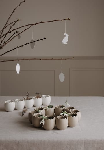 Easter line -pääsiäiskoriste - White - Cooee Design